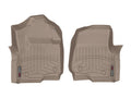 WeatherTech 2017 Ford Super Duty (Super Cab / Crew Cab) Front FloorLiners - Tan