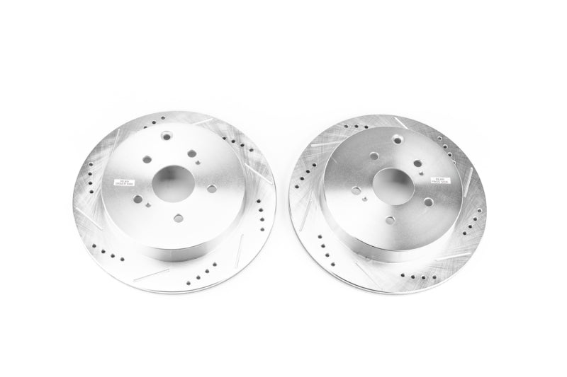 Power Stop 09-13 Suzuki Grand Vitara Rear Evolution Drilled & Slotted Rotors - Pair