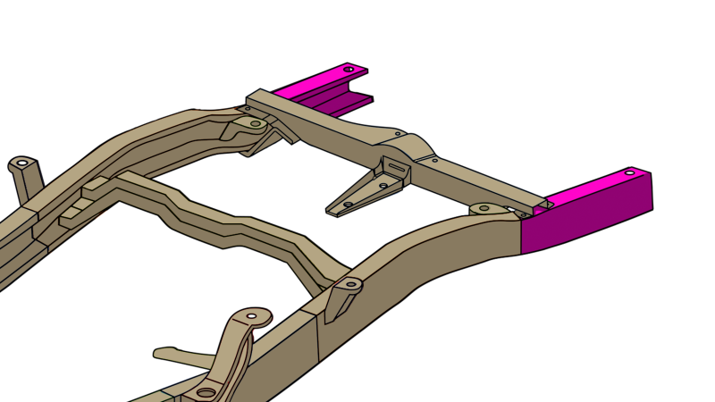 Rust Buster Rear Frame Section Right Side