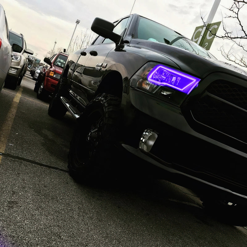 Oracle Dodge Ram Sport 09-18 LED Headlight Halo Kit - ColorSHIFT w/ RF Controller