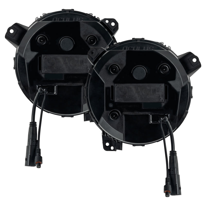 Oracle Oculus Bi-LED Projector Headlights for Jeep JL/Gladiator JT - Matte Blk - 5500K