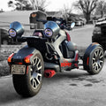 DS18 8in Marine And Powersports Universal Flat Mount Speaker Pod RGB LED Lights- Black