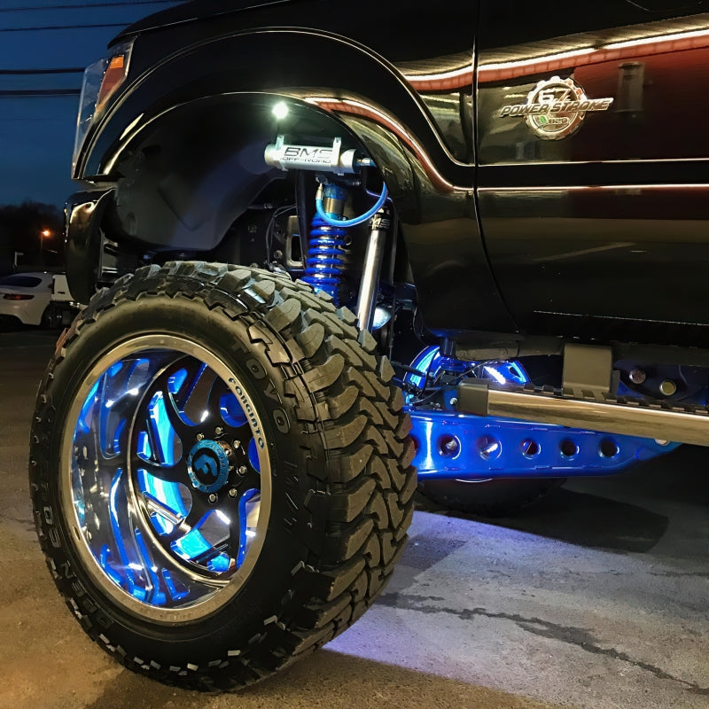 Oracle LED Illuminated Wheel Rings - Double LED - Blue