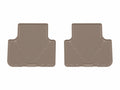 WeatherTech 17-25 Audi Q7 2nd Row Rear All-Weather Floor Mats - Tan