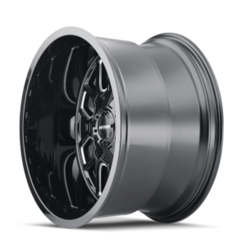 Mayhem 8107 Cogent 20x10 / 8x170 BP / -19mm Offset / 125.2mm Hub Gloss Black Milled Wheel