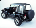 Bestop 92-95 Jeep Wrangler YJ Strapless Safari Bikini (Black Denim)