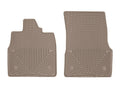 WeatherTech 2020+ Chevrolet Corvette Front Rubber Mats - Tan