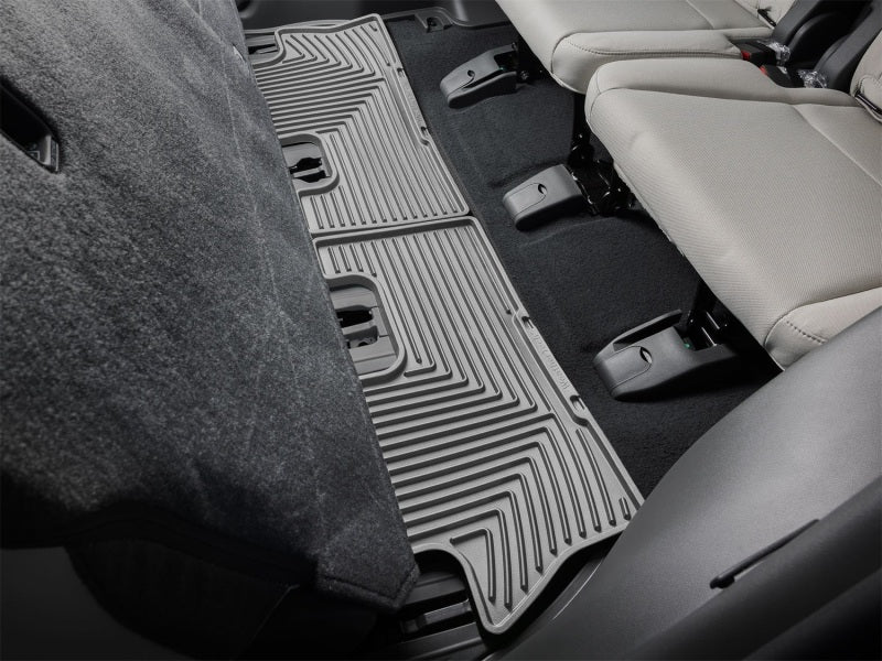 WeatherTech 24-26 Hyundai Santa Fe 2nd Row Rear All-Weather Floor Mats - Grey