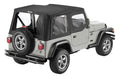Bestop 97-02 Jeep Wrangler TJ Replace A-Top (Blk Sailcloth Clear Windows Upper Door Skins )