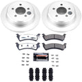 Power Stop 93-98 Jeep Grand Cherokee Rear Z36 Coated Truck & Tow Brake Kit
