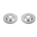 Power Stop 2013 Scion iQ Front Evolution Drilled & Slotted Rotors - Pair