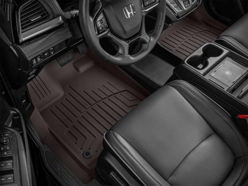 WeatherTech 18-23 Honda Odyssey Front FloorLiner HP - Cocoa