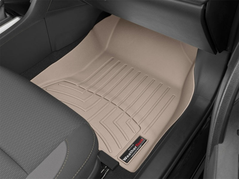 WeatherTech 17+ Toyota Corolla Front FloorLiner - Tan (Automatic Transmission Only)