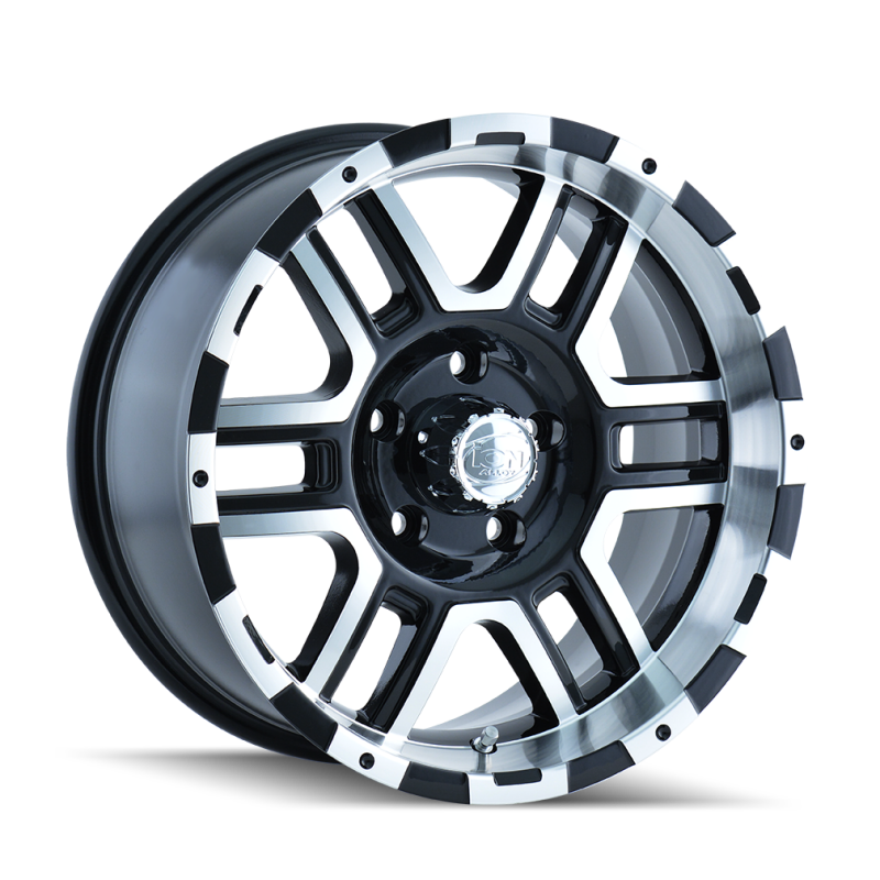 ION Type 179 17x8 / 7x150 BP / 10mm Offset / 87mm Hub Black/Machined Wheel