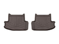 WeatherTech 2019+ Audi A4/S4/A5/S5 Rear (2nd Row) FloorLiners - Black (Sedan & Sportback)