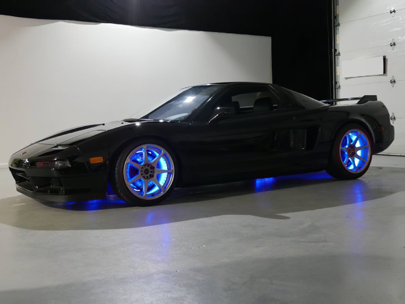 Oracle LED Illuminated Wheel Rings - Double LED - Blue