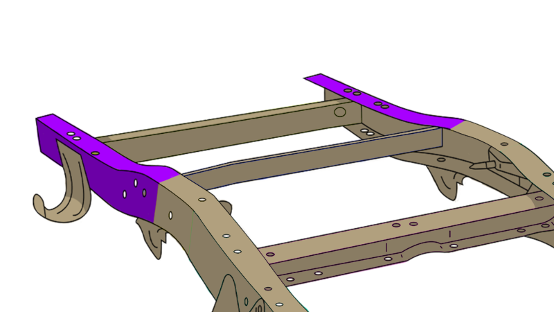 Rust Buster Rear Frame Section