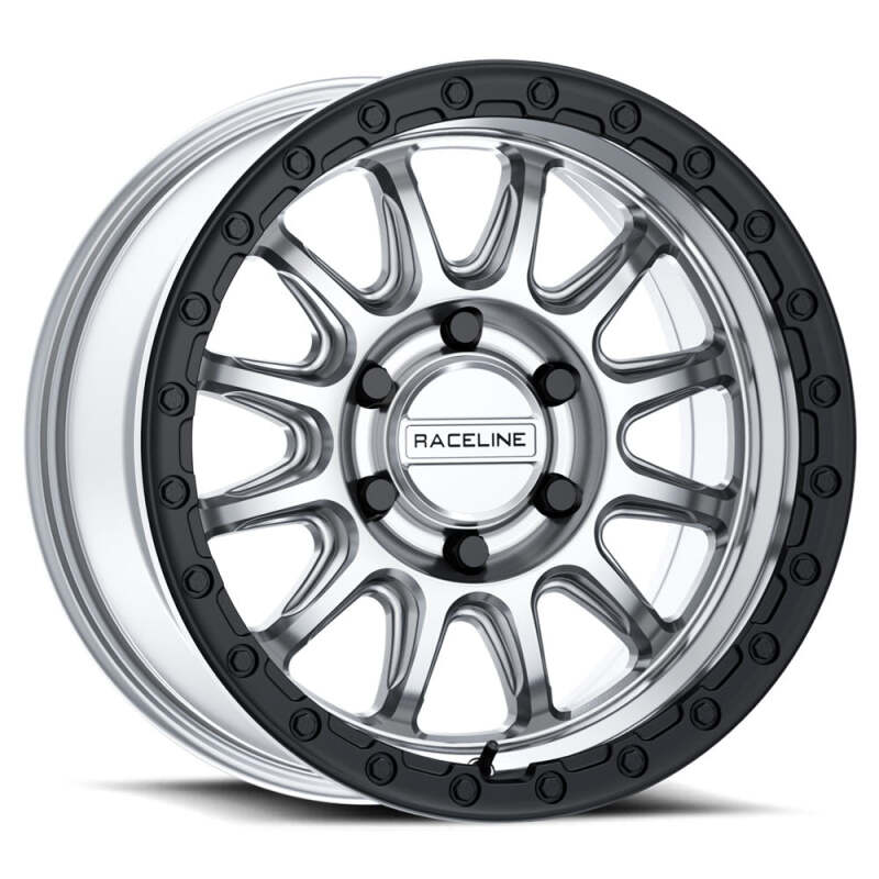 Raceline 960MB Alpha 20x9in / 6X135 BP / 18mm Offset / 87.1mm Bore - Machined Cc