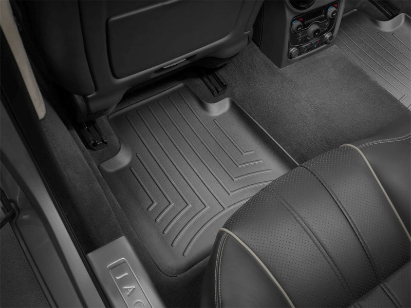 WeatherTech 10+ Jaguar XJ Rear FloorLiner - Black