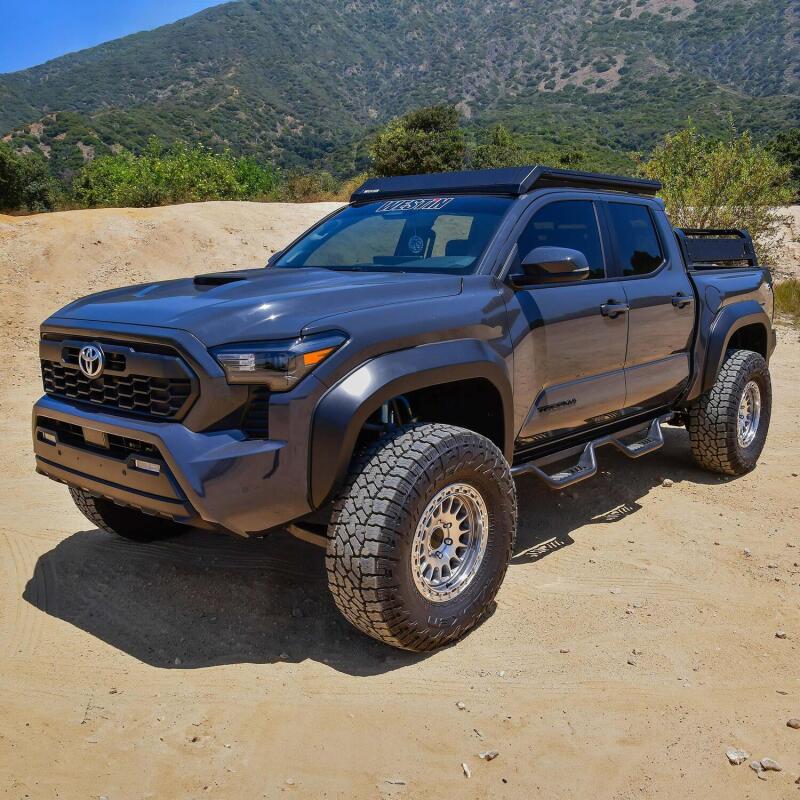 Westin 2024-2026 Toyota Tacoma Dbl Cab Outlaw Drop Nerf Step Bars - Textured Black