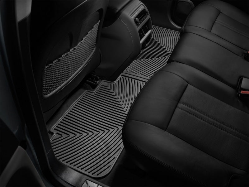 WeatherTech 10+ Cadillac SRX Rear Rubber Mats - Black
