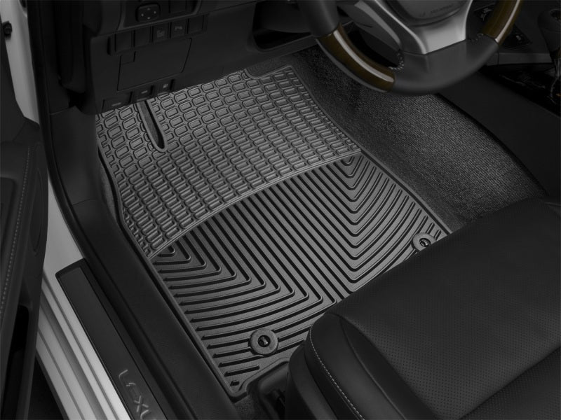 WeatherTech 13+ Lexus ES Front Rubber Mats - Black