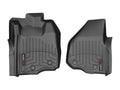 WeatherTech 12-16 Ford F-250/350/450/550 Vinyl Front FloorLiner - Black Does not fit Manual Shifter