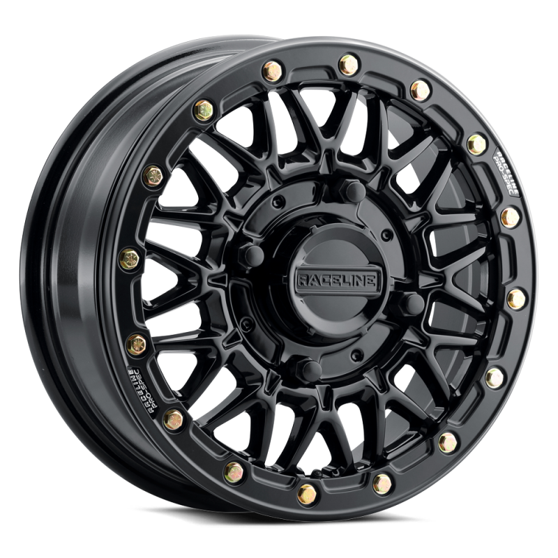 Raceline A15 Omega 15x10in / 5x114.3 BP / 10mm Offset / 68mm Bore - Gloss Black