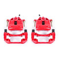 Power Stop 1991 BMW 318i Front Red Calipers w/Brackets - Pair