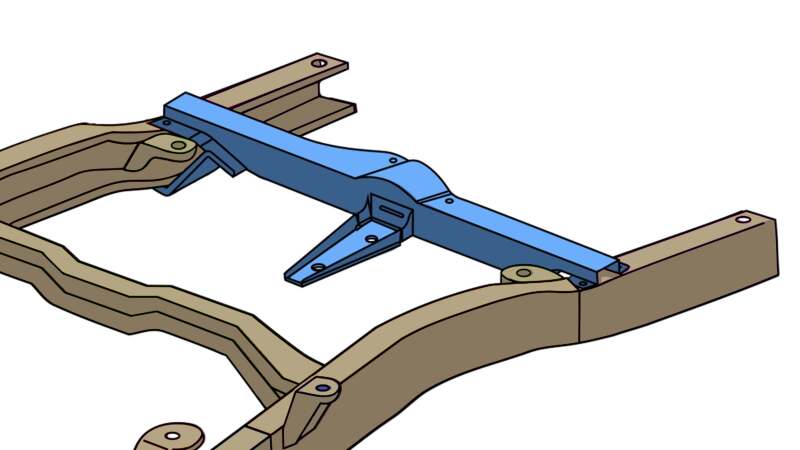 Rust Buster Spare Tire Crossmember