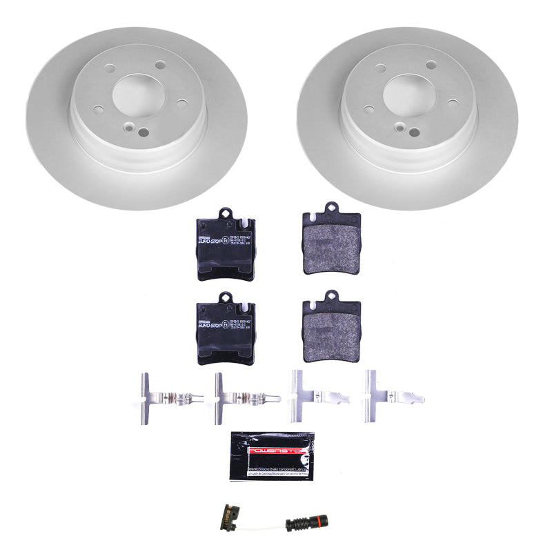 Power Stop 01-02 Mercedes-Benz E430 Rear Euro-Stop Brake Kit