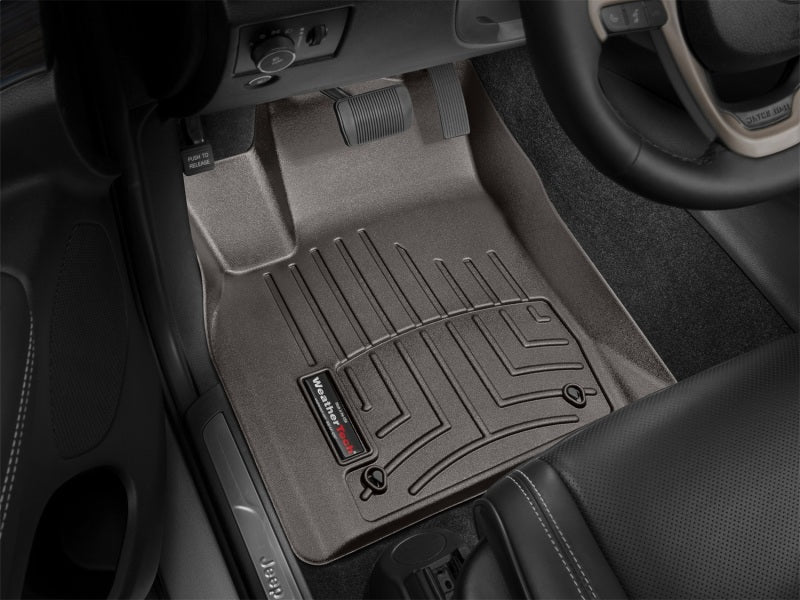WeatherTech 13-15 Jeep Grand Cherokee Front FloorLiner - Cocoa