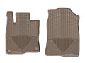 WeatherTech 2016+ Honda Civic Front Rubber Mats - Tan