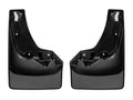 WeatherTech 2019+ Chevrolet Silverado 1500 Crew Cab No Drill MudFlaps - Black