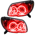 Oracle Lighting 06-09 Toyota 4-Runner Sport Pre-Assembled LED Halo Headlights -Red