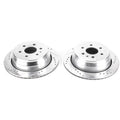 Power Stop 15-19 Chevrolet Colorado Rear Evolution Drilled & Slotted Rotors - Pair