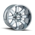 ION 141 20x9 / 8x165.1 BP / 0mm Offset / 130.8mm Hub Chrome Wheel
