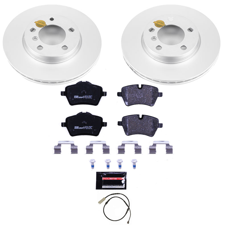 Power Stop 11-16 Mini Cooper Countryman Front Euro-Stop Brake Kit