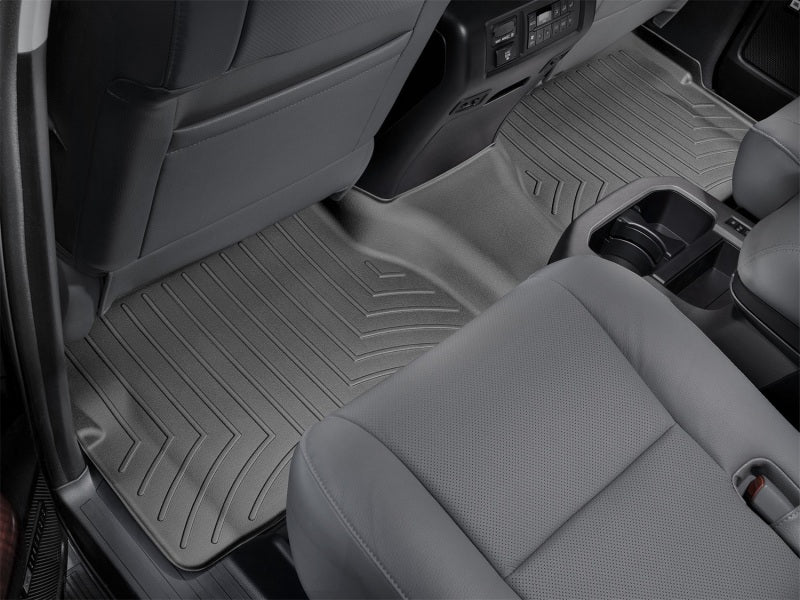 WeatherTech 08+ Toyota Sequoia Rear FloorLiner - Black