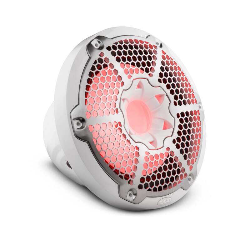 DS18 Subwoofer & Enclosure 10in 300 Watts RMS 4 ohm SVC White