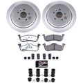 Power Stop 13-19 Lincoln MKT Rear Z36 Coated Truck & Tow Brake Kit