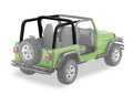 Bestop 97-02 Jeep Wrangler TJ Sport Bar Cover (Black Denim)