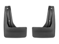WeatherTech 18-23 Subaru Crosstrek No Drill Mudflaps Rear Pair - Black