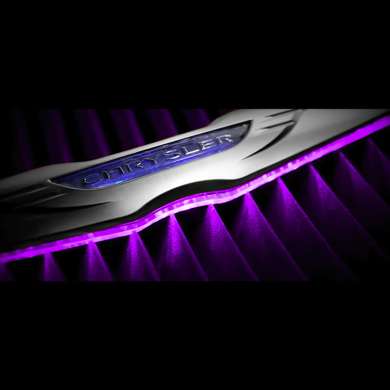 Oracle Chrysler Illuminated LED Sleek Wing - Dual Intensity - UV/Purple