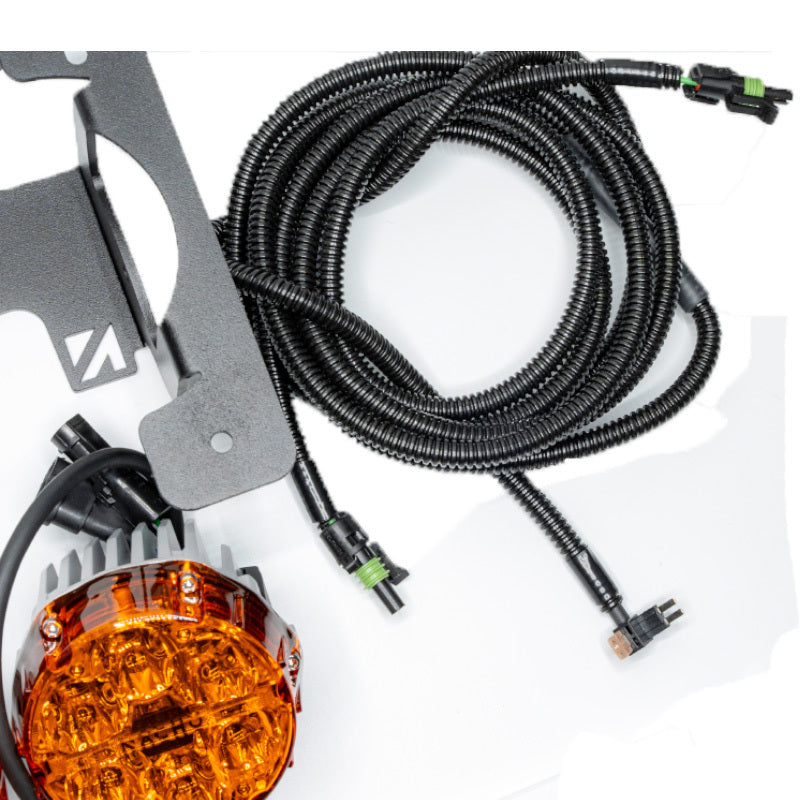 Nacho Lighting Jeep JL/JT Nacho SAE Only Amber Plug N Play Fog Light Kit (Bumper Kit)