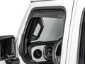 WeatherTech 20-26 Jeep Gladiator JT Front Front Side Window Deflectors-Dark Tint