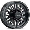 Raceline 451B Ryno TR Trailer 14x6in / 5X4.5 BP / 0mm Offset / 3.19mm Bore - Satin Black