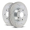 Power Stop 23-25 Honda CR-V Front Drilled & Slotted Rotor - Pair