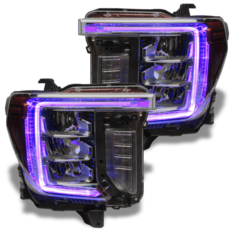 Oracle 20-21 GMC Sierra 2500 HD RGB+W Headlight DRL Kit - w/ Simple Controller