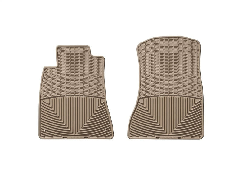 WeatherTech 02+ Lexus SC 430 Front Rubber Mats - Tan